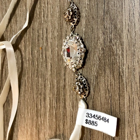 Gorgeous Kleinfeld Bridal Belt/Head Piece! - Picture 3 of 5